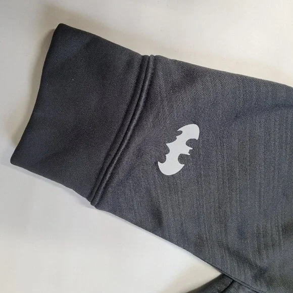 Batman Size Large Hoodie Pullover by TM & DC Comics Black Neon Green - Picture 10 of 10